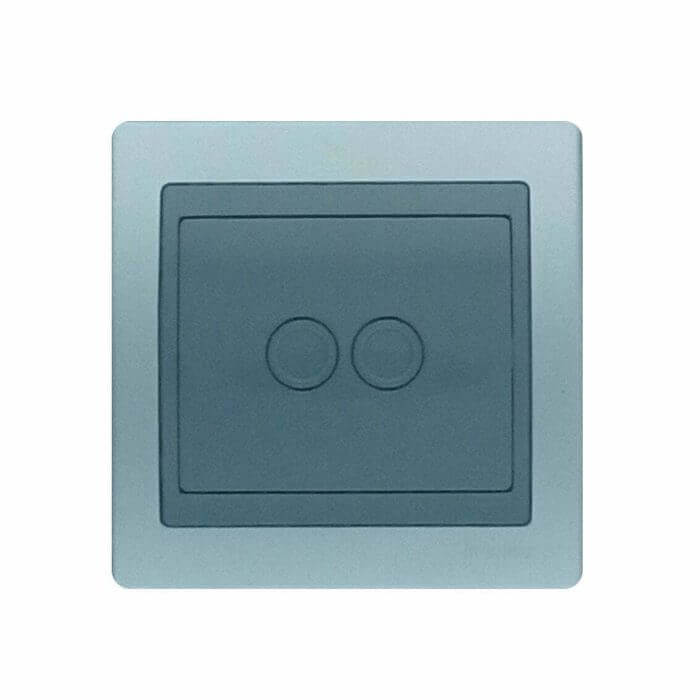 SORTIE DE FIL DOUBLE GRIS ARGENT+PLAQUE JADE - INTERRUPTEUR ET PRISE - Mr Bricolage : Outillage, Jardinage, Animalerie, Electricité