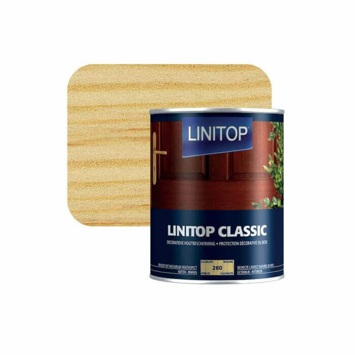 LASURE INCOLORE LINITOP 1 LITRE - PEINTURE - Mr Bricolage : Outillage, Jardinage, Animalerie, Electricité