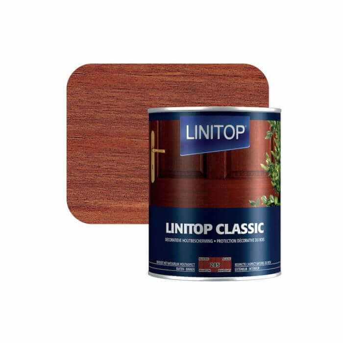 LASURE ACAJOU LINITOP 1 LITRE - PEINTURE - Mr Bricolage : Outillage, Jardinage, Animalerie, Electricité