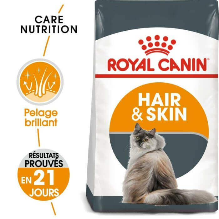 CROQUETTE CHAT HAIR&SKIN  2 KG - SEC POUR CHAT - Mr Bricolage : Outillage, Jardinage, Animalerie, Electricité