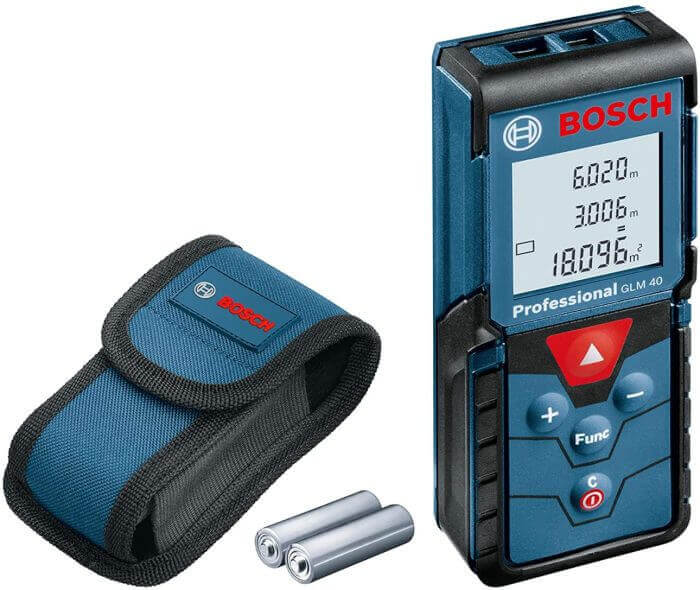 TELEMETRE LASER BOSCH GLM 40 METRES PROFESSIONNEL - Mesure - Mr Bricolage : Outillage, Jardinage, Animalerie, Electricité