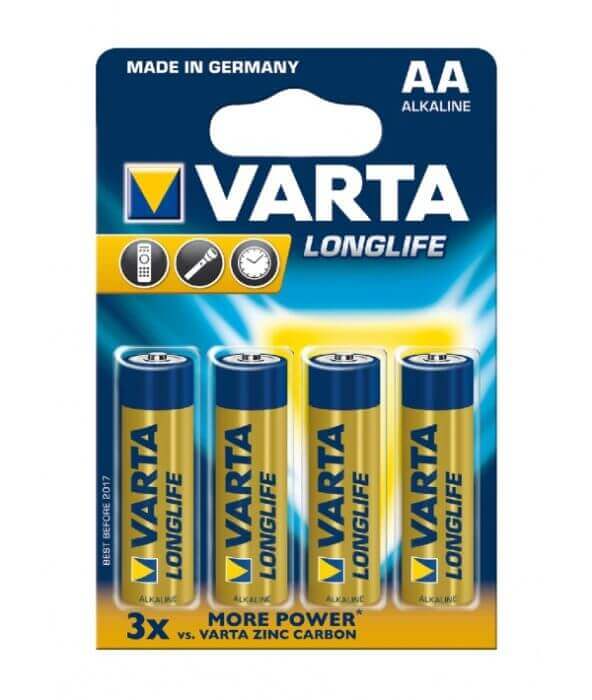 BLISTER PILES LONG LIFE AAX4 VARTA - Pile et torche - Mr Bricolage : Outillage, Jardinage, Animalerie, Electricité