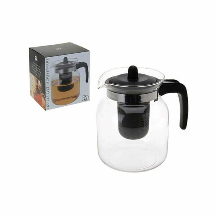 THÉIÈRE EN VERRE 1500ML - CUISINE - Mr Bricolage : Outillage, Jardinage, Animalerie, Electricité