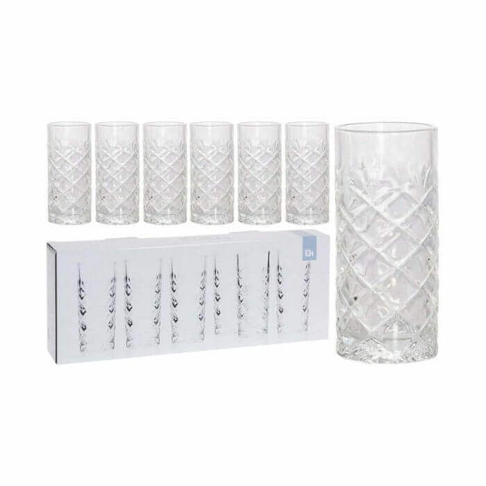 SET DE 6 VERRES LONG - CUISINE - Mr Bricolage : Outillage, Jardinage, Animalerie, Electricité