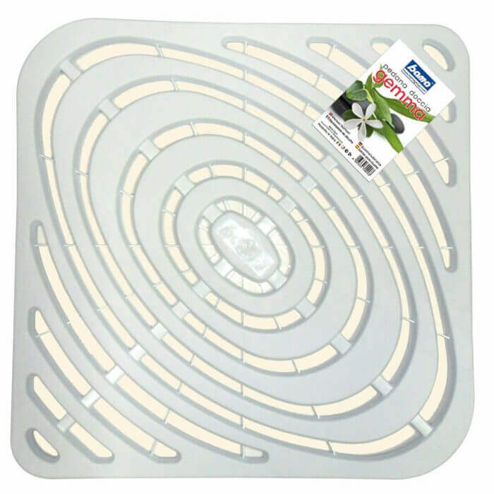 TAPIS DE DOUCHE GEMMA BLANC 54X54X1.5CM  BLANC - ACCESSOIRES SALLE DE BAIN - Mr Bricolage : Outillage, Jardinage, Animalerie, Electricité