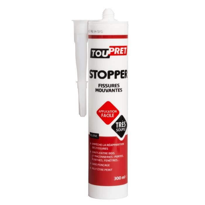 STOPPER FISSURES MOUVANTES 310 ML -TOUPRET - ENDUIT PATE - Mr Bricolage : Outillage, Jardinage, Animalerie, Electricité