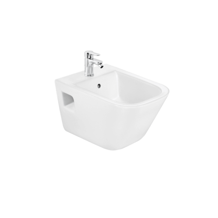 BIDET SUSPENDU EN BLANC  GAP ROCA - Blanc - Mr Bricolage : Outillage, Jardinage, Animalerie, Electricité