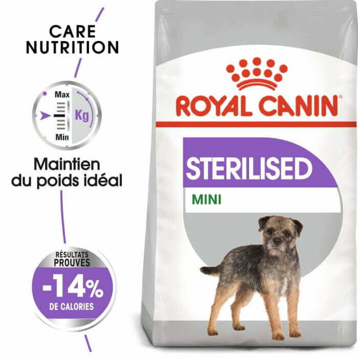 CROQUETTE CHIEN MINI STERILISED 3 KG - SEC POUR CHIEN - Mr Bricolage : Outillage, Jardinage, Animalerie, Electricité