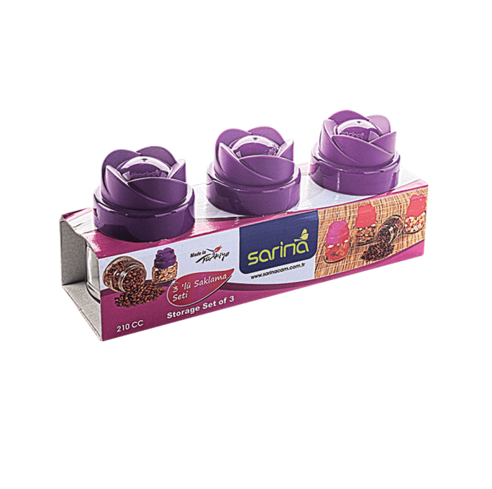 SET DE 3 POTS A EPICES AVEC COUVERCLE COULEUR VIOLET 0,21 LITRE - KIT POT A EPICE ET POT - Mr Bricolage : Outillage, Jardinage, Animalerie, Electricité