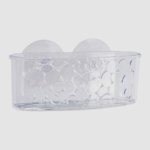 ETAGERE DE SALLE DE BAIN TRANSPARENTE AVEC VENTOUSES DIMENSIONS: 160X60X65MM - ACCESSOIRES SALLE DE BAIN - Mr Bricolage : Outillage, Jardinage, Animalerie, Electricité