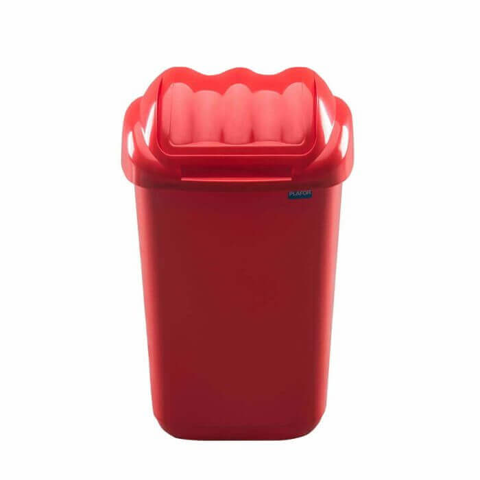 POUBELLE  À COUVERCLE BASCULANT 30 LITRES 35,7 X 29,3 X 54,1 CM FALA ROUGE - ACCESSOIRES DE BUANDERIE ET POUBELLE - Mr Bricolage : Outillage, Jardinage, Animalerie, Electricité