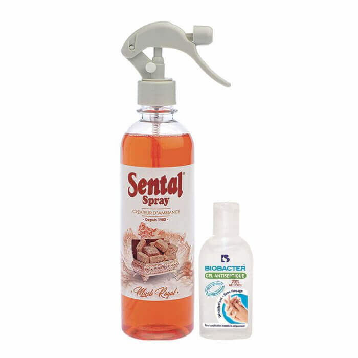 SENTAL SPRAY MUSK ROYAL + GEL HYDROALCOOLIQUE 65 ML - PRODUITS D'ENTRETIEN - Mr Bricolage : Outillage, Jardinage, Animalerie, Electricité