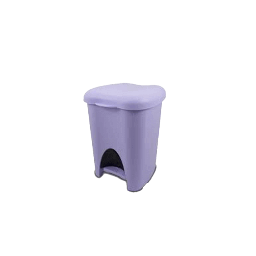 POUBELLE A PEDALE EN PVC VIOLET 6 L - BUANDERIE - Mr Bricolage : Outillage, Jardinage, Animalerie, Electricité