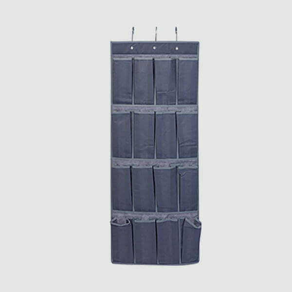 ORGANISATEUR DE CHAUSSURES EN TISSU GRIS 16 POCHESDIMENSIONS: 45X112 CM - RANGE CHAUSSURES - Mr Bricolage : Outillage, Jardinage, Animalerie, Electricité