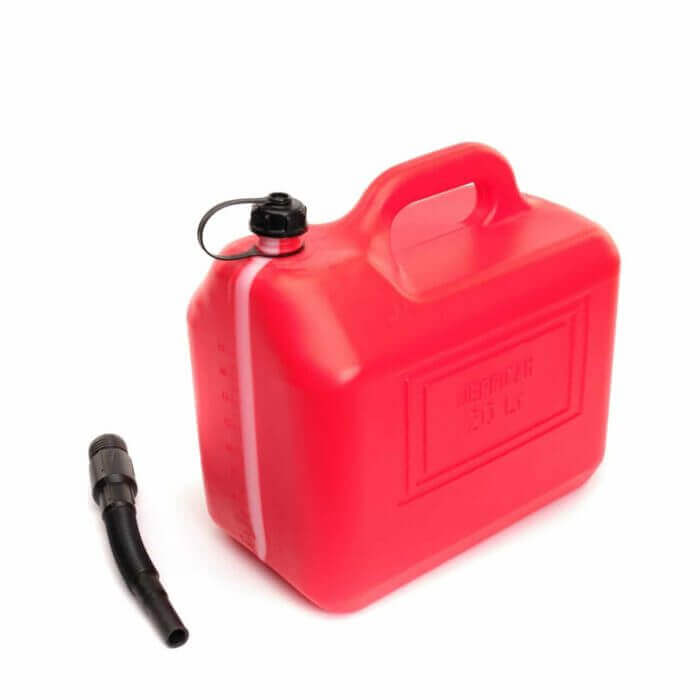 RÉSERVOIR DE CARBURANT EN PLASTIQUE APPROUVÉ DE 10 LITRES AVEC BEC - MATÉRIAUX - Mr Bricolage : Outillage, Jardinage, Animalerie, Electricité