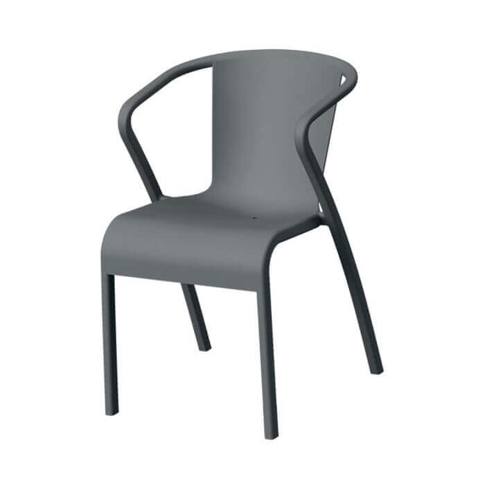 FAUTEUIL LUSA ANTHRACITE EN POLYPROPYLÈNE ET RENFORCÉE -  - Mr Bricolage : Outillage, Jardinage, Animalerie, Electricité