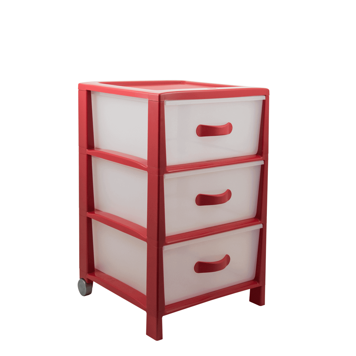 TOUR DE RANGEMENT AVEC 3 TIROIRS COULEUR ROUGE AVEC 2 ROUES 39,50X38X63 CM - BUREAU - Mr Bricolage : Outillage, Jardinage, Animalerie, Electricité