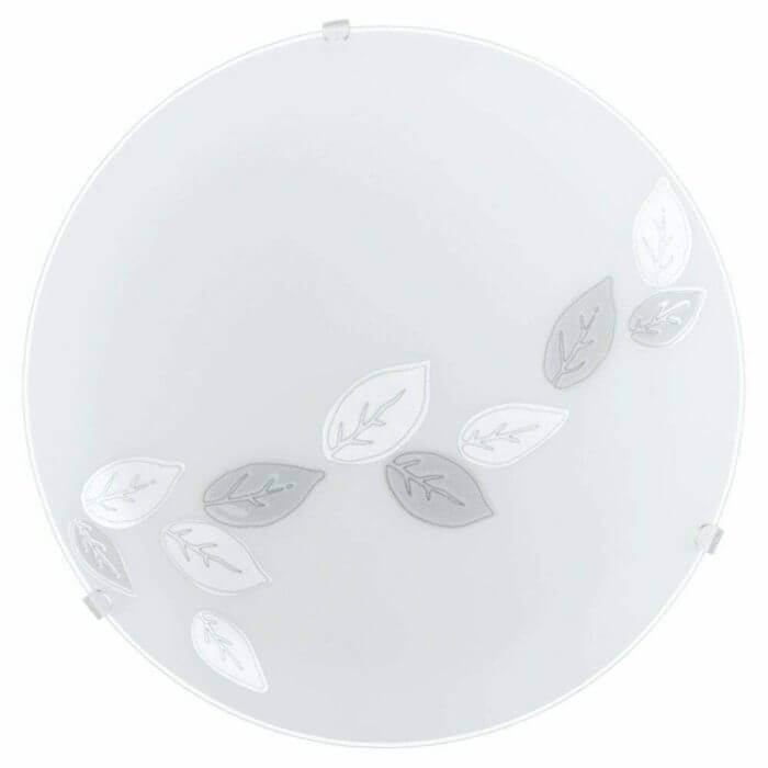 PLAFONNIER E27 60W VERRE BLANC DIAMÈTRE 250MM  MARS - LUMINAIRE INTÉRIEUR - Mr Bricolage : Outillage, Jardinage, Animalerie, Electricité