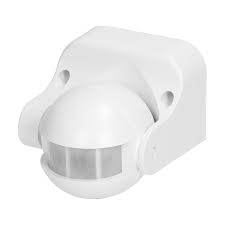 DETECTEUR DE MOUVEMENT 180° IP44 1200W BLANC - Détecteur, alarme, caméra de surveillance et détecteur de fumée - Mr Bricolage : Outillage, Jardinage, Animalerie, Electricité