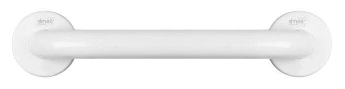 BARRE D’APPUI DROITE 40 CM ACIER INOXYDABLE  FINITION ÉPOXY BLANC-SIMEX - ACCESSOIRES SALLE DE BAIN - Mr Bricolage : Outillage, Jardinage, Animalerie, Electricité