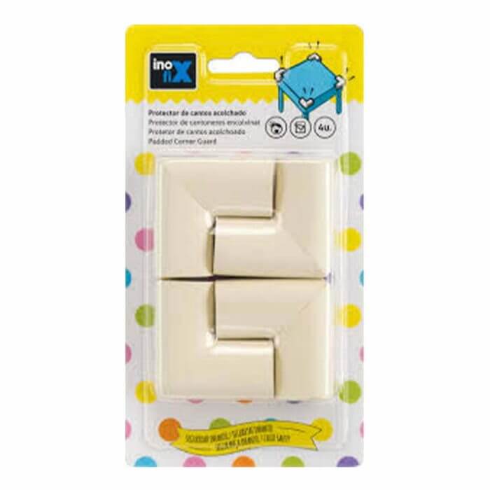 LOT DE 4 PROTECTIONS D’ANGLE REMBOURREE BLANC POUR ENFANTS - PROTECTION ENFANT - Mr Bricolage : Outillage, Jardinage, Animalerie, Electricité