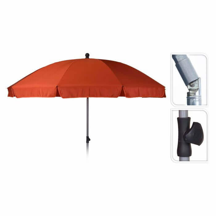 PARASOL DIAMETRE 250CM TERRECUITE - PARASOL ET TONNELLE - Mr Bricolage : Outillage, Jardinage, Animalerie, Electricité