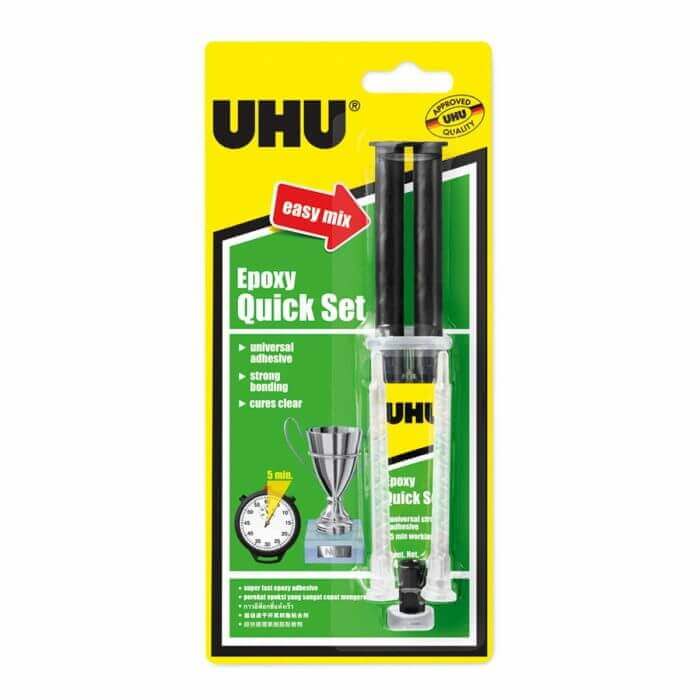 COLLE UNIVERSELLE  RAPIDE- UHU EPOXY QUICK SET 14 ML - COLLE - Mr Bricolage : Outillage, Jardinage, Animalerie, Electricité