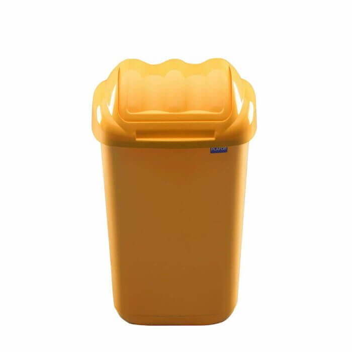 POUBELLE  À COUVERCLE BASCULANT 30 LITRES 35,7 X 29,3 X 54,1 CM FALA JAUNE - ACCESSOIRES DE BUANDERIE ET POUBELLE - Mr Bricolage : Outillage, Jardinage, Animalerie, Electricité