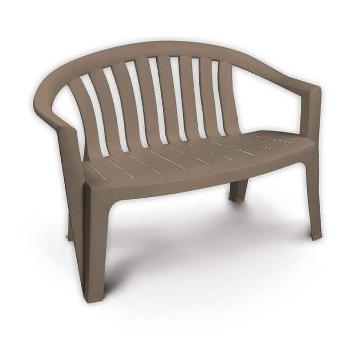 BANC ISABELLA TAUPE - SALON DE JARDIN ET TABLE ET CHAISE - Mr Bricolage : Outillage, Jardinage, Animalerie, Electricité