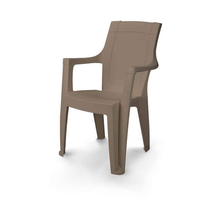 FAUTEUIL DALILA EN TAUPE - SALON DE JARDIN ET TABLE ET CHAISE - Mr Bricolage : Outillage, Jardinage, Animalerie, Electricité