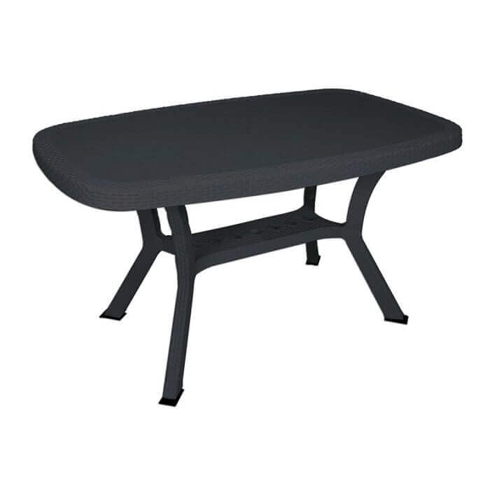 TABLE TULIPE OVALE EN RÉSINE - CAMPING ET ACCESSOIRES - Mr Bricolage : Outillage, Jardinage, Animalerie, Electricité