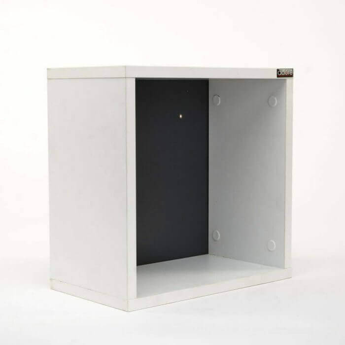 ÉTAGÈRE MURALE MAX CUBE DECORATIVE BLANC 33X33X19 CM - BUREAU - Mr Bricolage : Outillage, Jardinage, Animalerie, Electricité