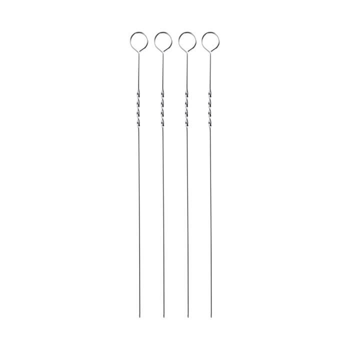 BARBECUE BROCHETTES 4 PIECES 37,5CM -  - Mr Bricolage : Outillage, Jardinage, Animalerie, Electricité